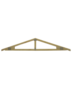 Ferme de toit pour cabanon 12'     4/12  (Non-retournable)