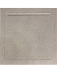 MDF Ceiling tile natural model "Flamingo" 24" x 24"
