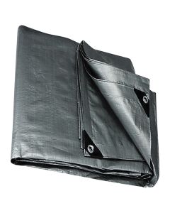 Heavy Duty Tarpaulin 12'x18' Grey