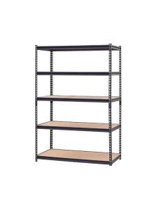 Étagère de rangement robuste 5 tablettes  48"x24"x72"