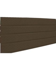 Aluminum 4-Panel Vented Soffit, Commercial Brown, 16"x12'