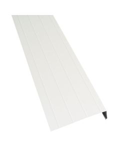 Aluminum Fascia, White, 4" x 9'10"