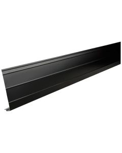 Fascia en aluminium, noir mat, 6" x 9'10"