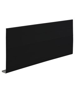 Fascia en aluminium, noir mat, 8" x 9'10"