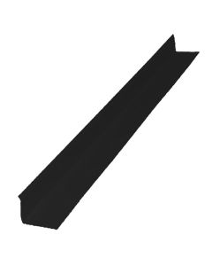 Aluminum Drip Cap - Black - 2" x 1-1/4" x 12'