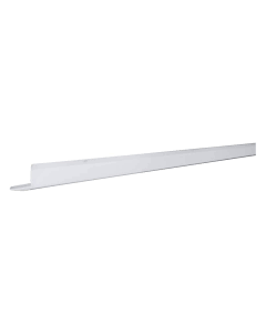 Aluminum L Trim - White - 1" x 12'