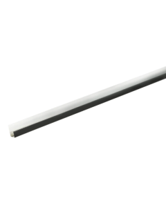 Aluminum J Soffit Trim 1/2"x 12 ft. - Black #425