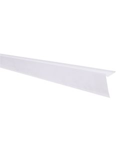 Solin réversible pour toiture 2"x2"x 8' Blanc #431