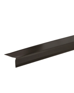 Solin réversible pour toiture 2"x2"x 10' Brun Commercial #462