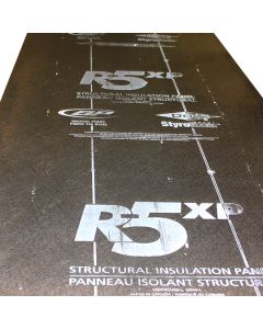 9-ft x 4-ft x1-3/16" R-5 XP Structural Insulation Black Wood Fibre Wall Panel