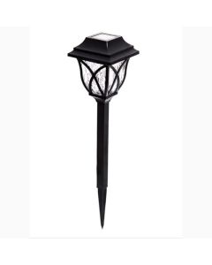 Lampes à énergie solaire DEL noire carrée (6)