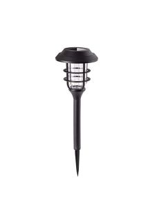 LED Black Round Solar Lights (6)