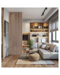 Decorative Acoustic Panel - 2'x8' - Oak