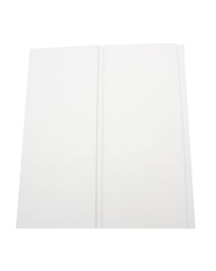 Square Wall Paneling 5-1/8" x 8' - HDF - White - 6.83 square feet