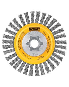 Stringer Wire Wheel - Carbon Steel - 4-in Dia x 7/8-in Bristle