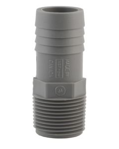 1-1/4" x 1" Poly Increasing Male Adapter