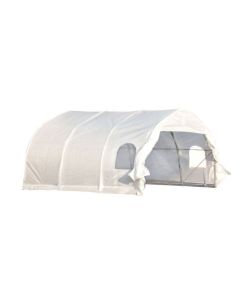 Abri d'auto double Blanc 18'Large x 20'Long  x7'-10"Haut