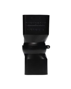 Raccord de descente pluviale 2 x 3 po TurnSpout orientable - noir