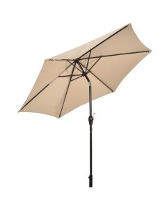 Parasol Inclinable beige 7'