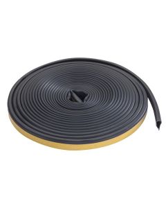 1/4" X 1/2" X 20' All-Purpose Silicone Gasket Black