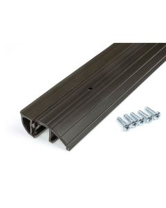36'' Vinyl Threshold Outswing Door Brown