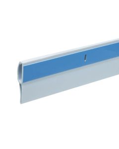 36'' Door Sweep Vinyl With Vinyl Screw Cover & Double Seal White