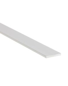 Moulure plate décorative & utilitaire 3/4" x 1/8" x 8' satin clair