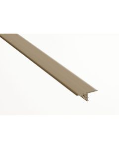 Moulure en t 5/16" x 7/8" x 8' titane satiné