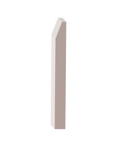 Plinthe rectangle en MDF prépeint 1/2" x 4-3/4" x 16'