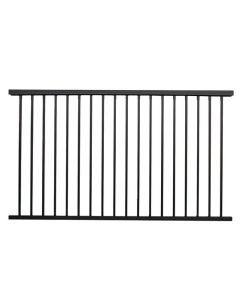 Black Aluminum 42" x 72" Picket Railing