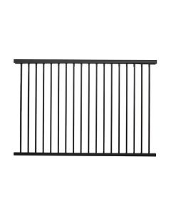 Garde-corps pour terrasse en aluminium noir 48" x 72"