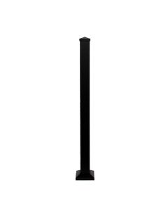 3x3x44" Black Aluminum Post