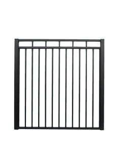 48x48" Black Aluminum Gate