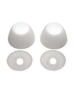 Capuchon de boulon de toilette, paquet de 2