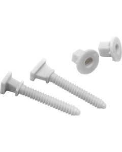 Nylon Toilet Bolts - 2-Pack
