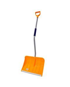 Snow Shovel with 18" x 11.5" Polypropylene Blade, Curved Steel Handle
