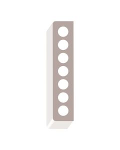 Plinthe en PVC 5/8" x 3" x 8'