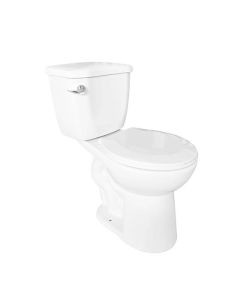 Toilette ronde 2 pièces chasse simple 4.8L