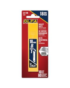 OLFA L-Type Snap-off Blades - Carbon Steel - 3/4" - 10/Pack