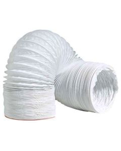 Conduit d'air en vinyle, 3" x 10', blanc