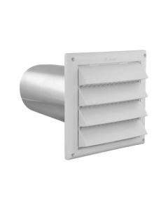 Intake Hood - White - 6"