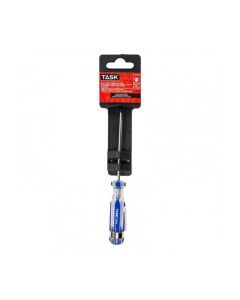 Slotted Elite Acetate Hard Grip Screwdriver with Pocket Clip - 1/8" x 3"