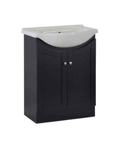 Vanity - Priam - 2 Doors - Black - 24"
