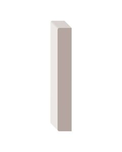 Modern Primed MDF Baseboard 1/2" x 3-1/2" x 8' 10-Pack