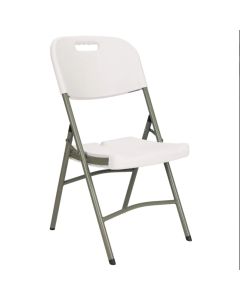 Chaise pliante blanche - 225lb
