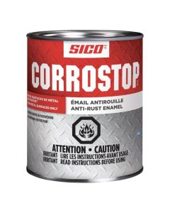 Anti-Rust Enamel - Corrostop - White - Gloss - 3.78 l