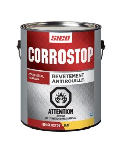 Revêment antirouille, rouge oxyde, mat, 3,78 l