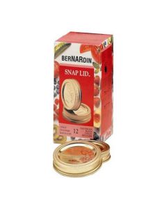 Couvercle avec disque pour pot Mason, régulier, 12/pqt