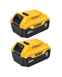 Batterie lithium ion 5.0 Ah, paquet de 2