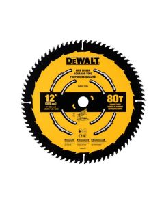 Lame de scie circulaire pour finition 12"(304 MM), 80 Dents au Carbure